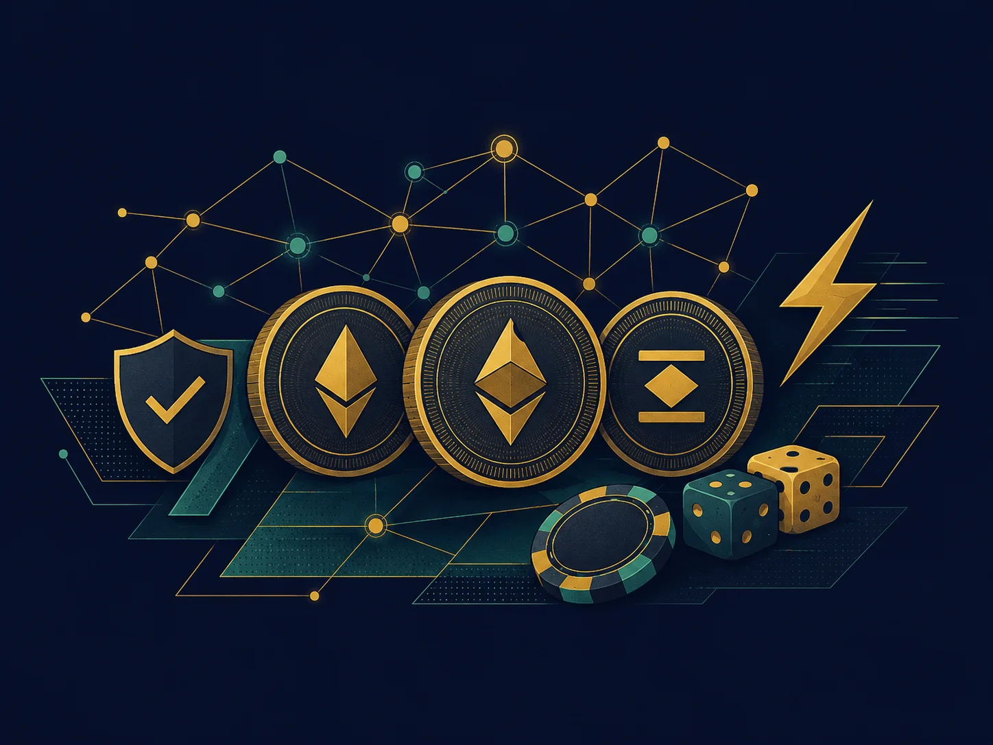 Best crypto casinos in Europe illustration