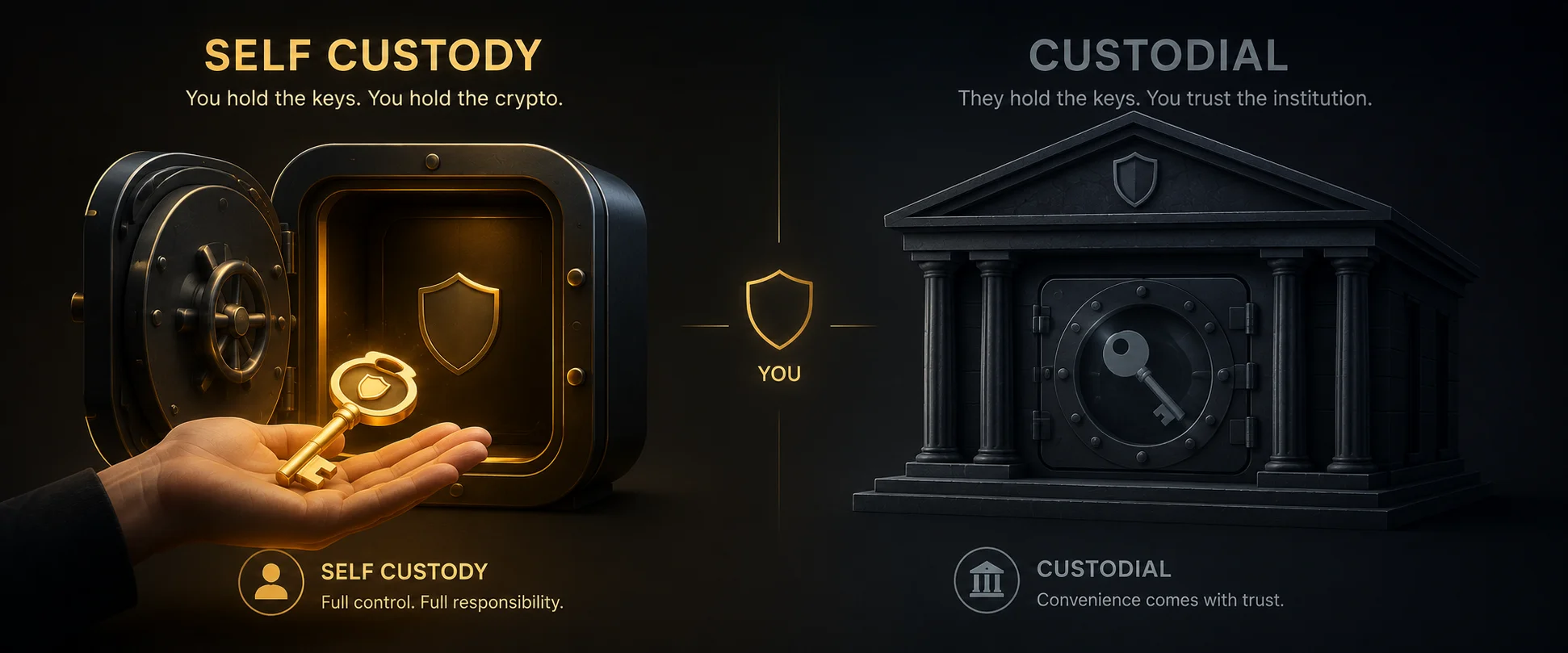 Self custody vs custodial