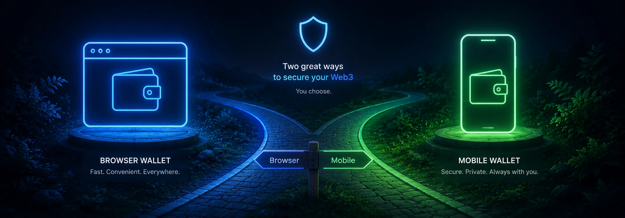 Choose a crypto wallet