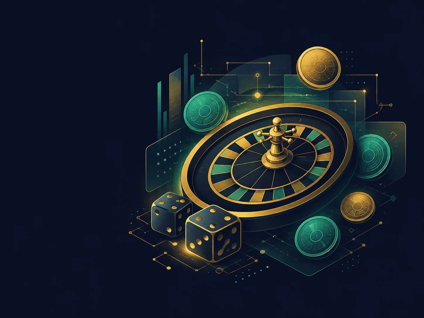 Crypto casino reviews illustration