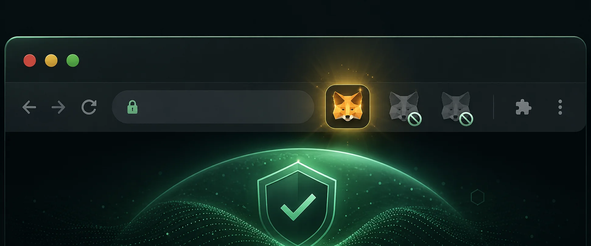 Install MetaMask from the official source
