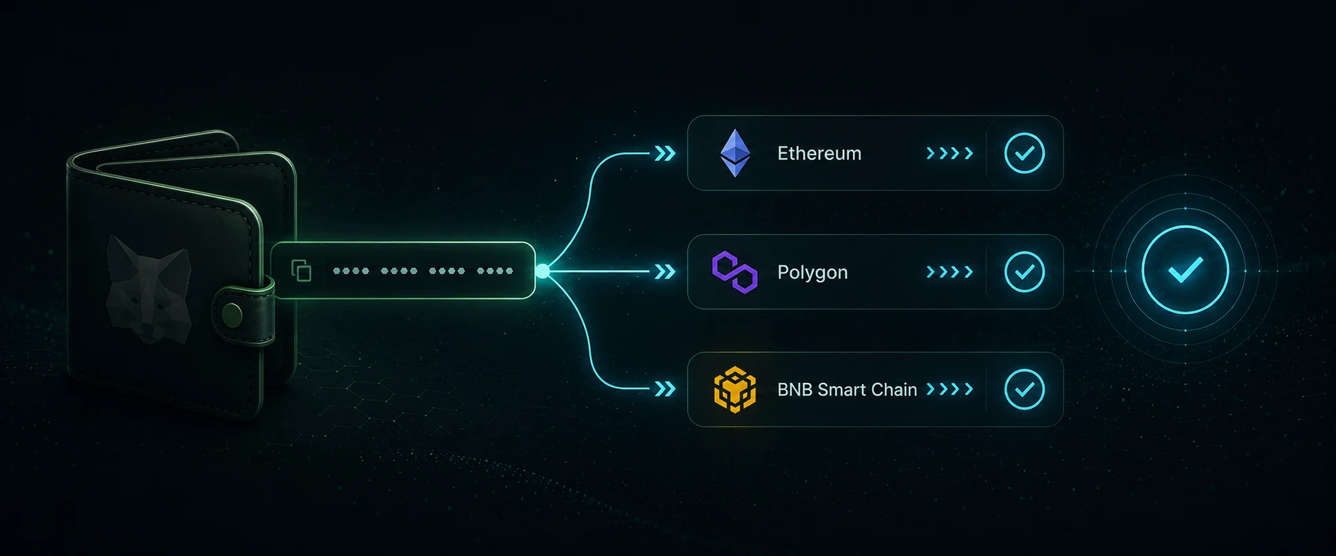 Wallet address and networks