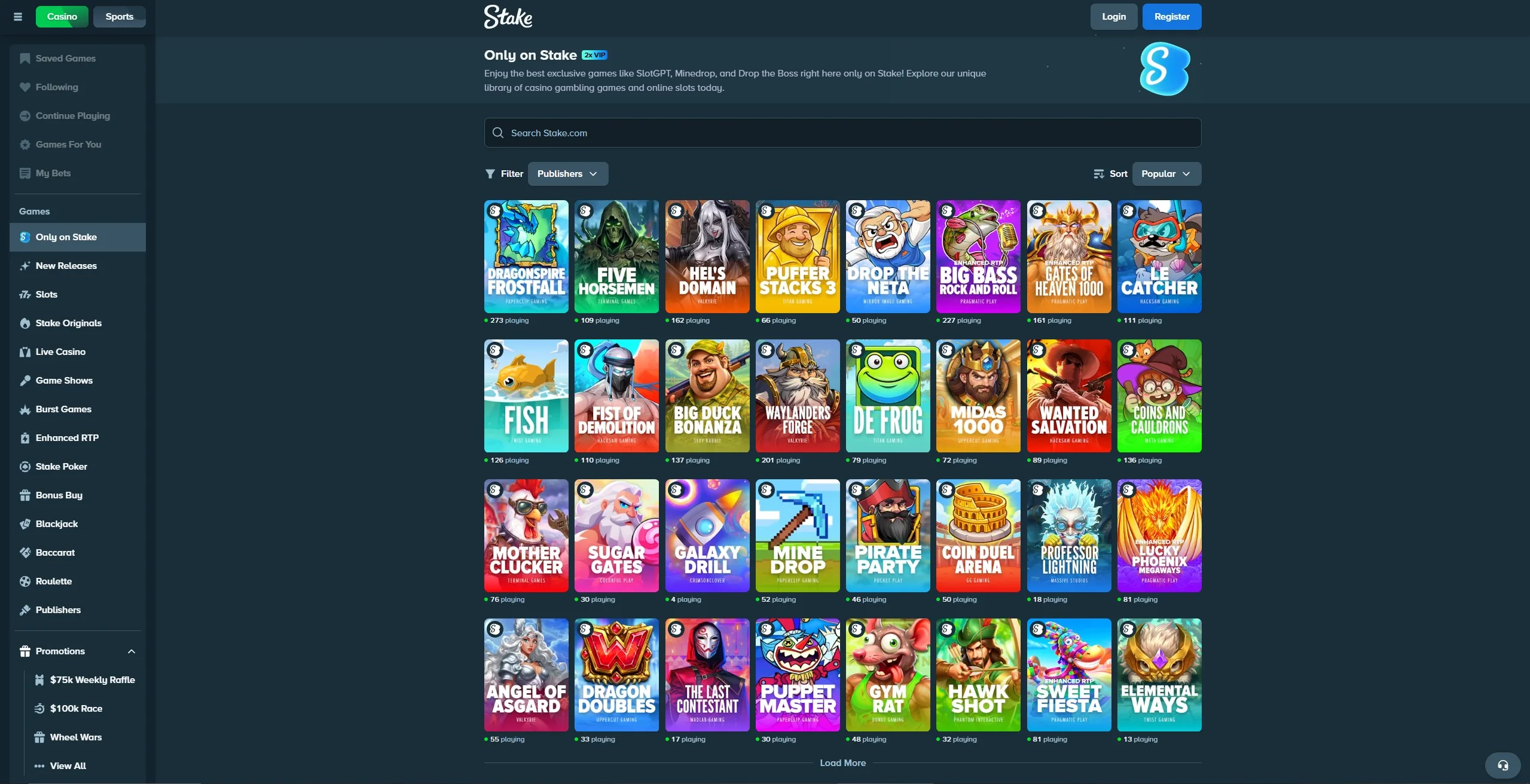 only on stake