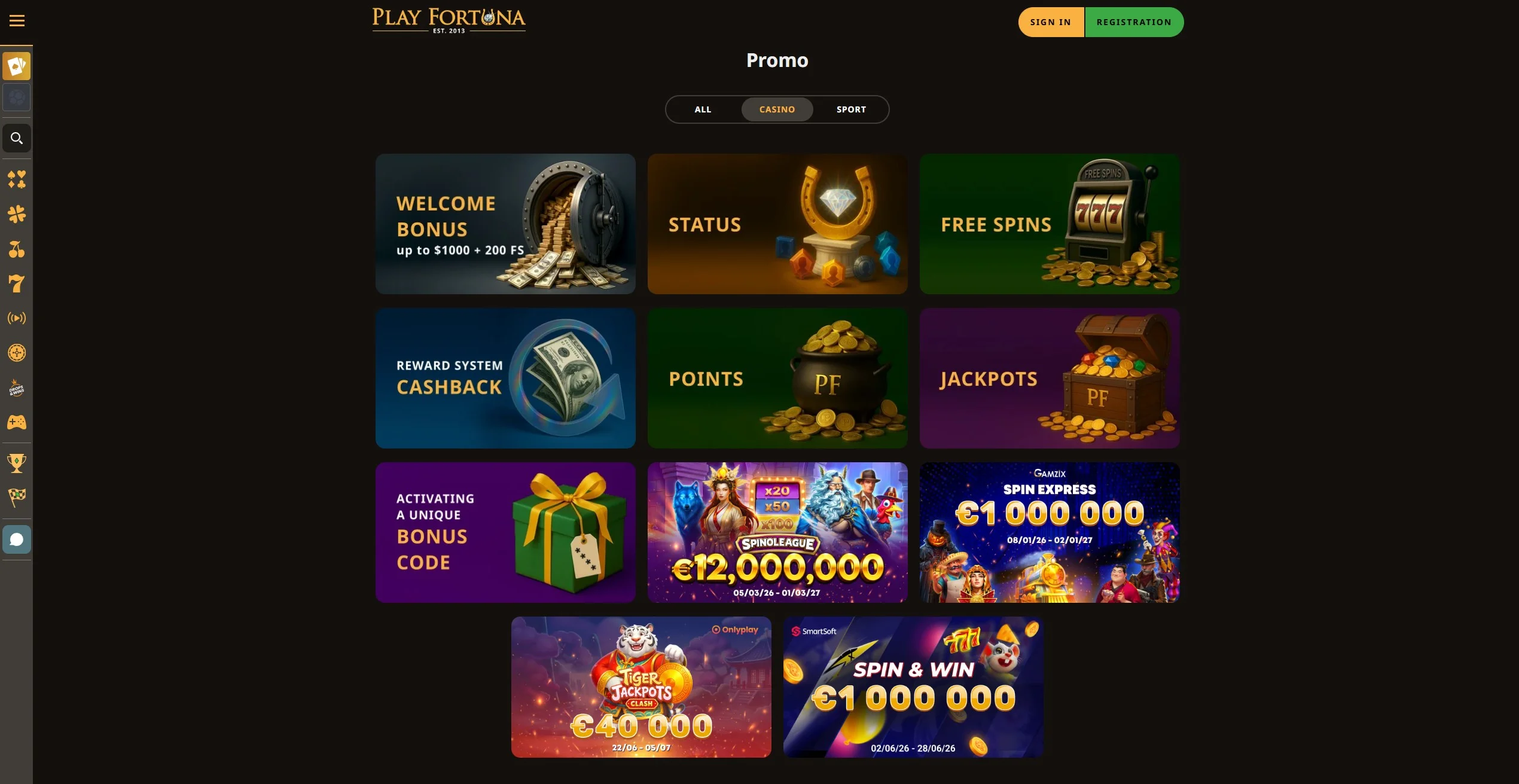 playfortuna promotions