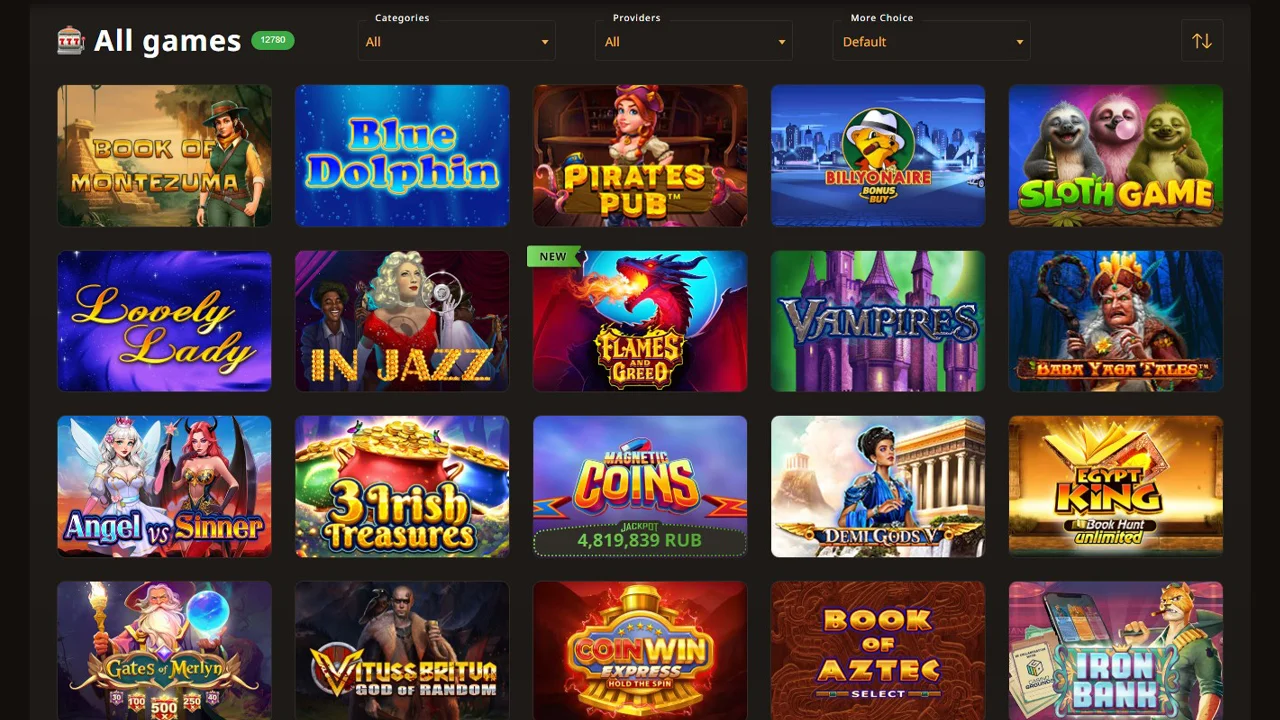 PlayFortuna slots and jackpots lobby