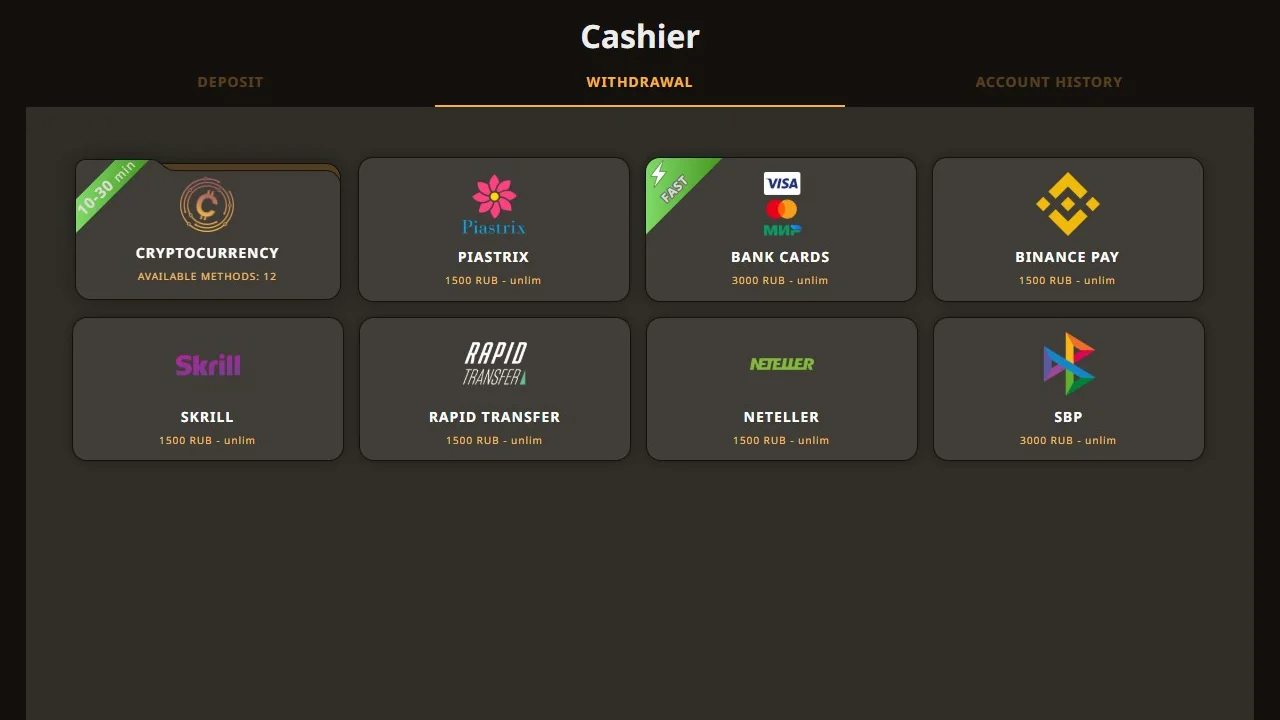 PlayFortuna withdrawal and limits